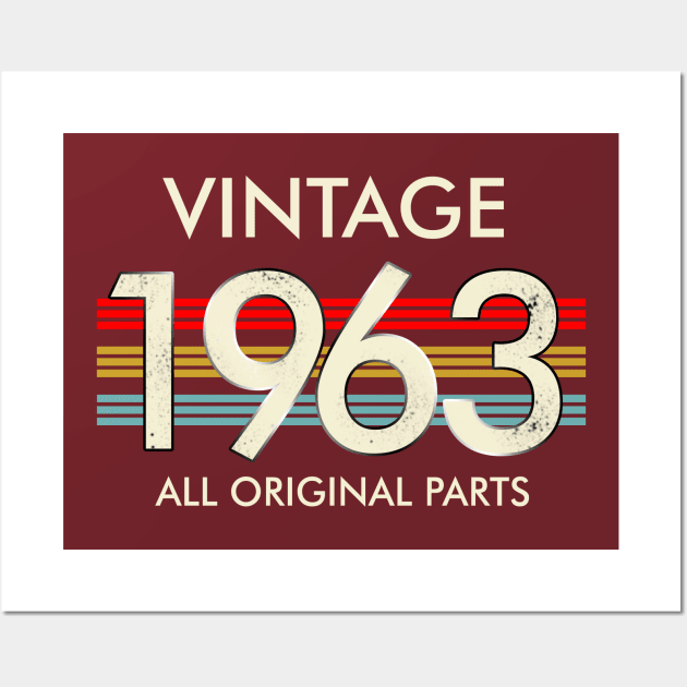 Vintage 1963 All Original Parts Wall Art by Vladis